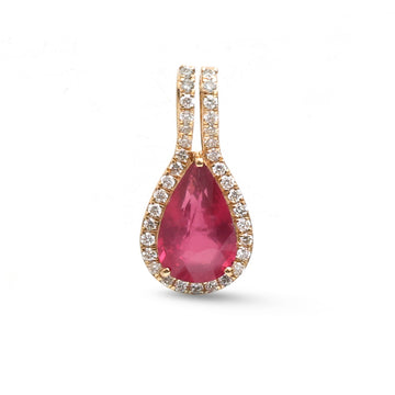 JPPD-1802/14343 Spinal Diamond Pendant | 18K