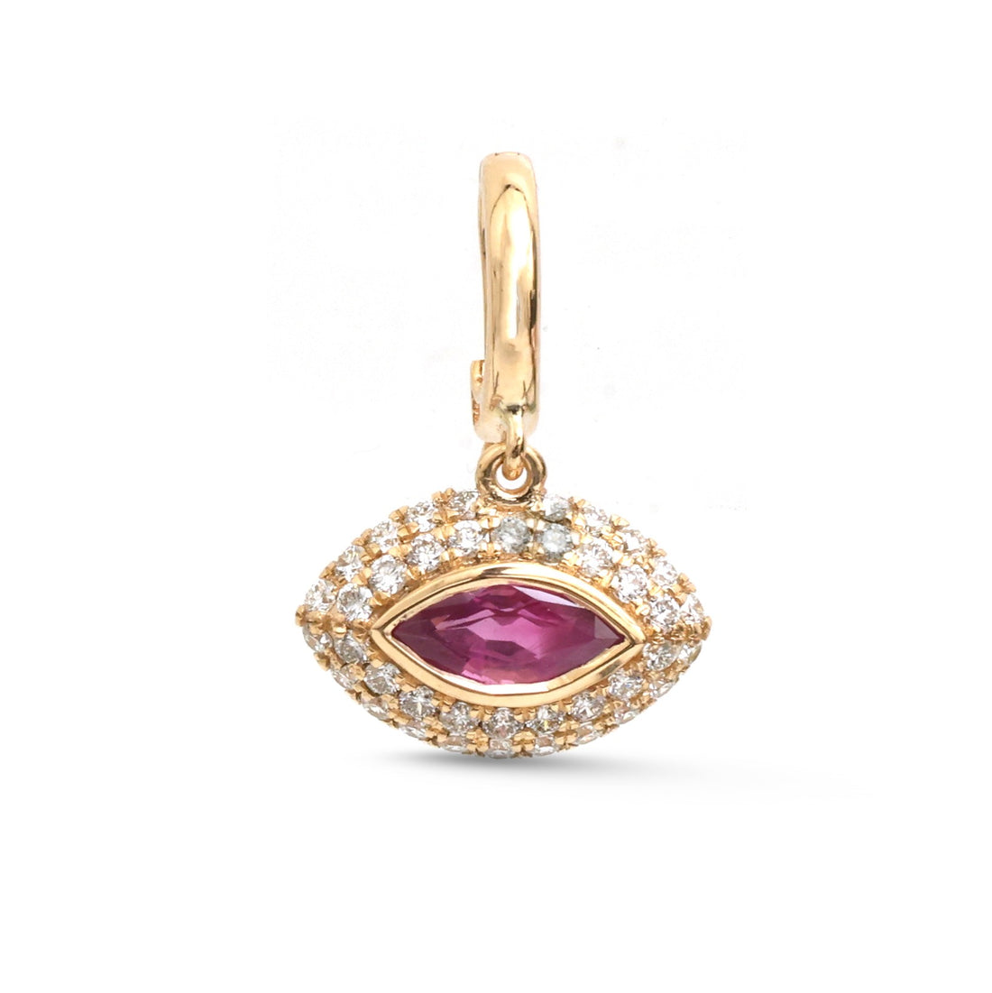 JPPD-1803/14344 Ruby Diamond Pendant | 18K