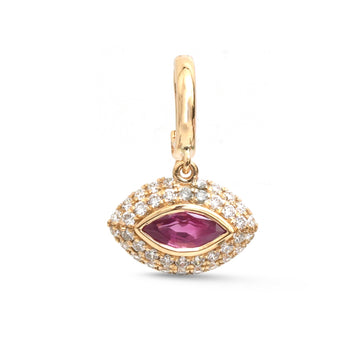 JPPD-1803/14344 Ruby Diamond Pendant | 18K