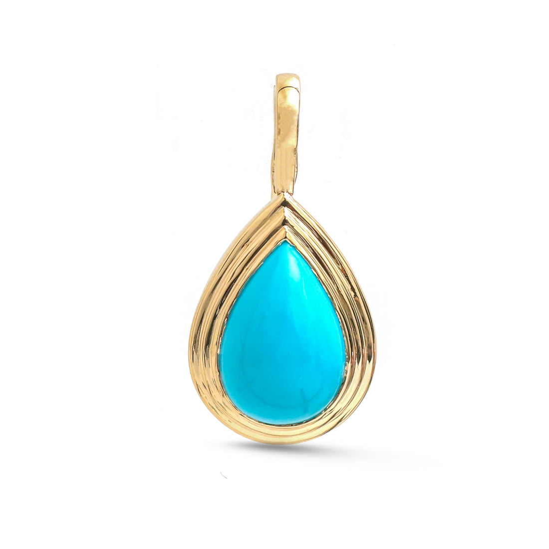 JPPD-1820/14361 Turquoise Pendant | 14K