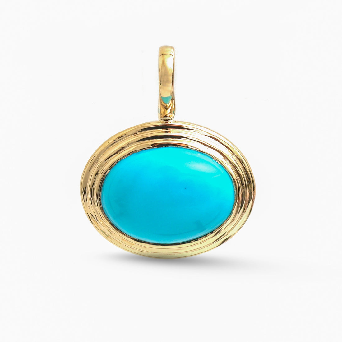 JPPD-1821/14362 Turquoise Pendant | 14K