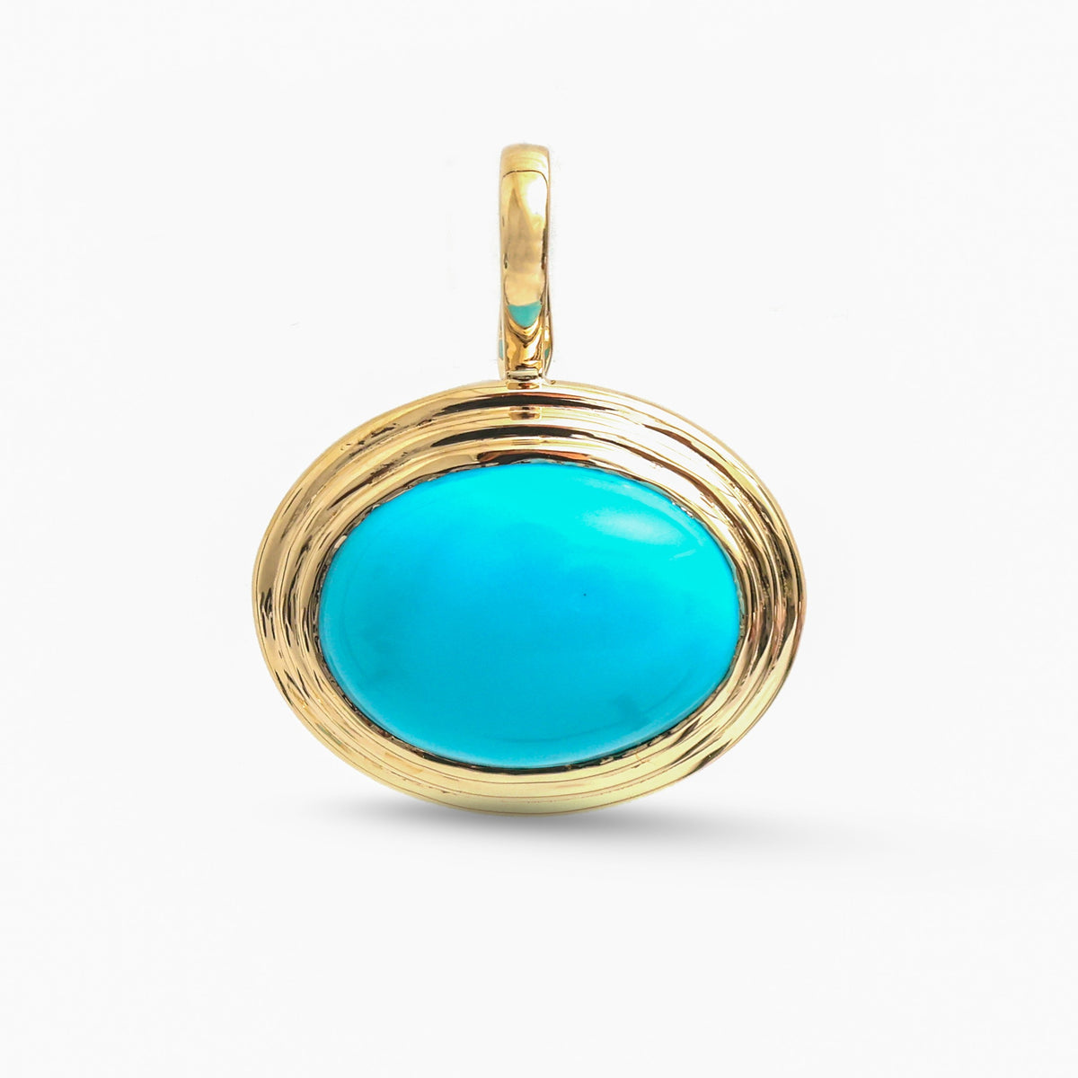 JPPD-1821/14362 Turquoise Pendant | 14K