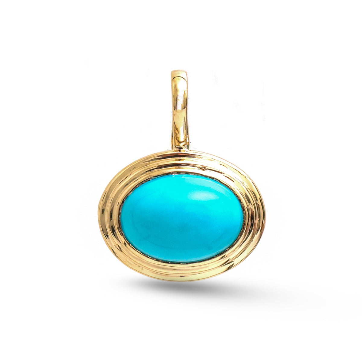 JPPD-1823/14364 Turquoise Pendant | 14K