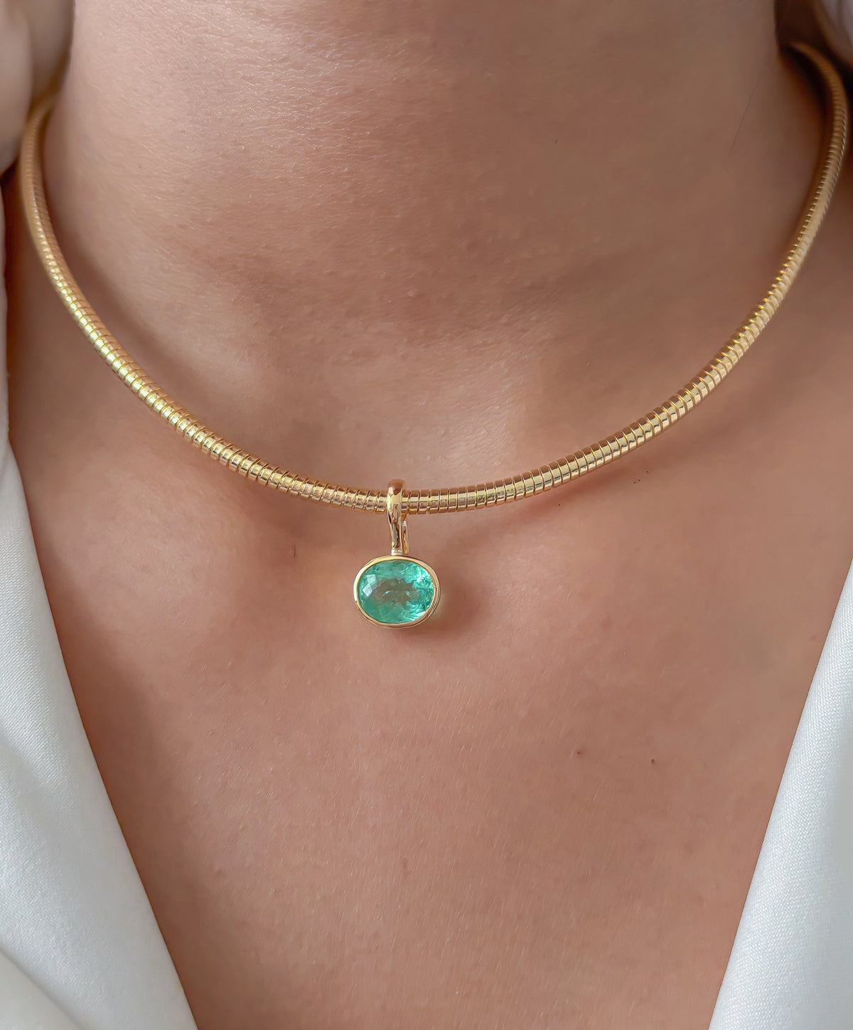 JPPD-1825/14366 Paraiba Tourmaline Pendant | 18K