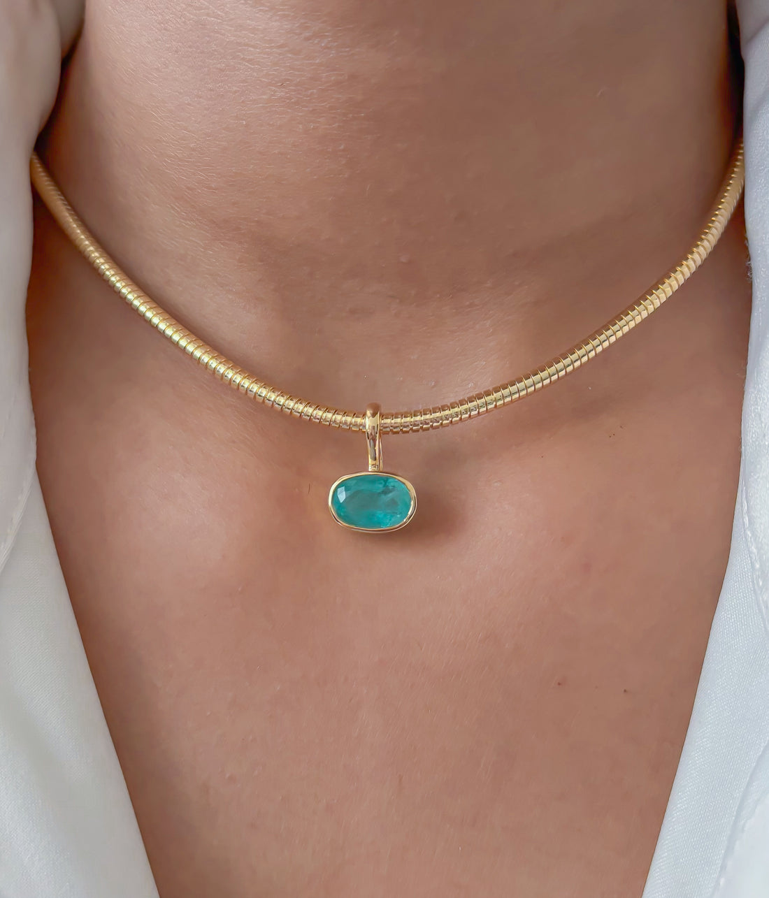JPPD-1827/14368 Paraiba Tourmaline Pendant | 18K