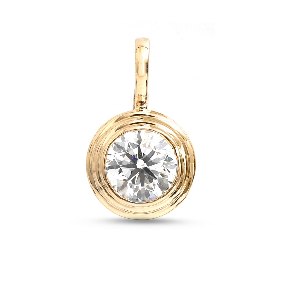 JPPD-1848/14414 Lab Grown Diamond Pendant | 14K