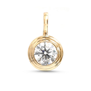 JPPD-1848/14414 Lab Grown Diamond Pendant | 14K