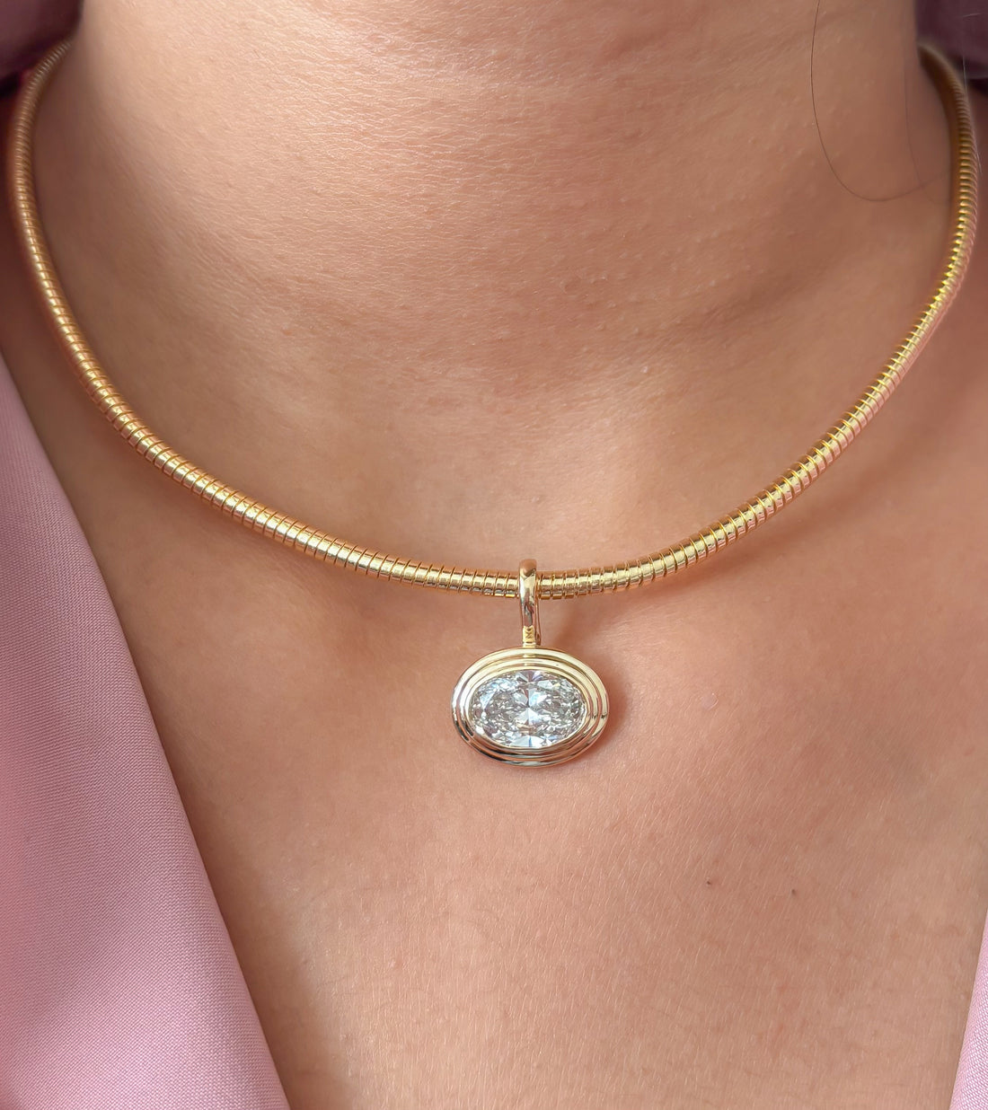 JPPD-1849/14415 Lab Grown Diamond Pendant | 14K