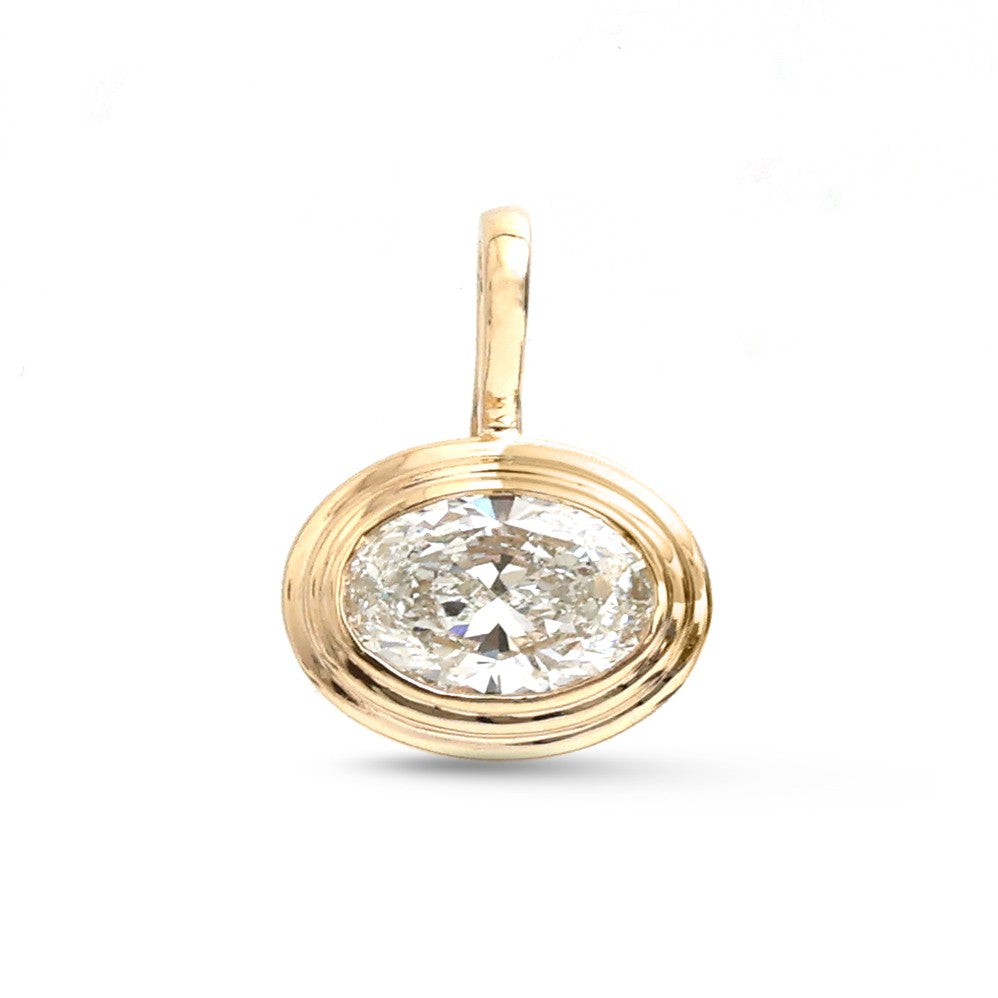 JPPD-1849/14415 Lab Grown Diamond Pendant | 14K