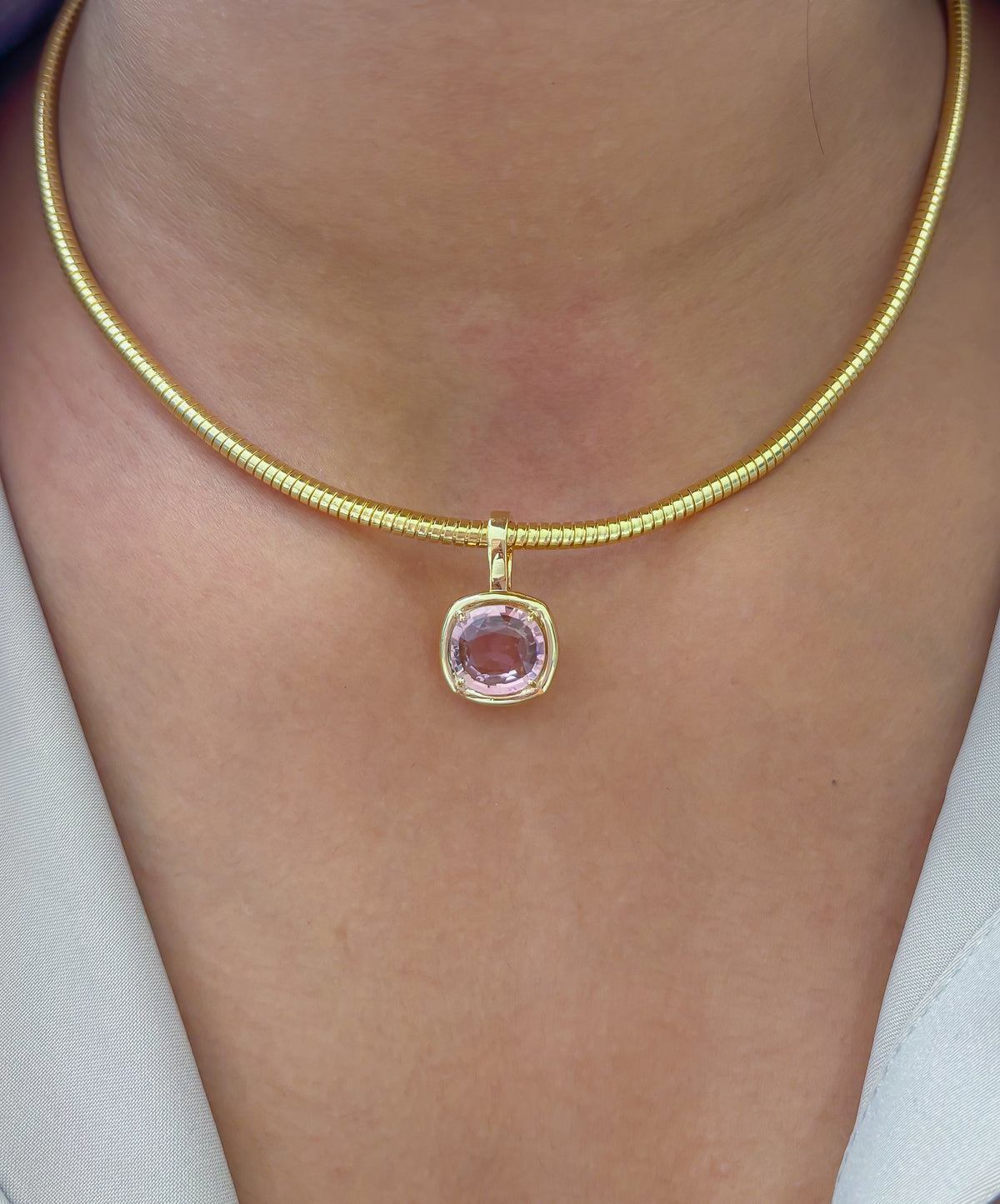 JPPD-1887/14503 Tourmaline Mix Pendant | 14K