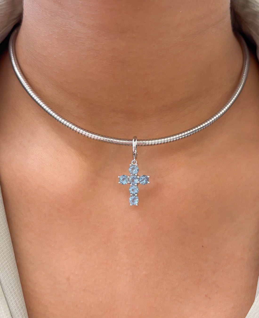 JPPD-1895/14530 Aquamarine Pendant | 18K