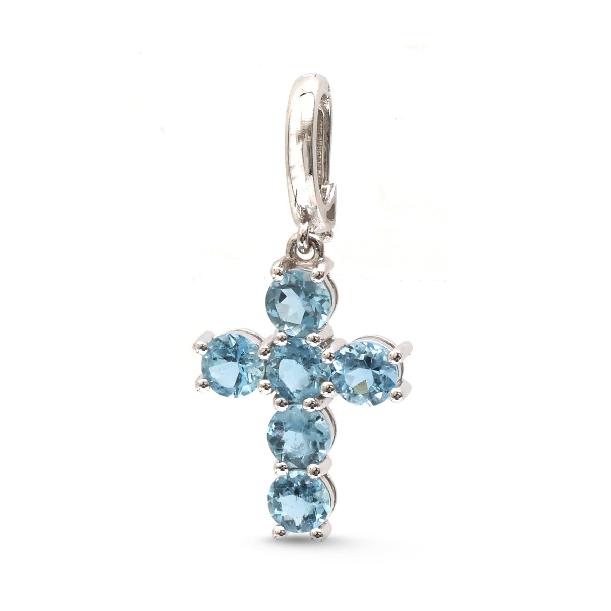 JPPD-1895/14530 Aquamarine Pendant | 18K