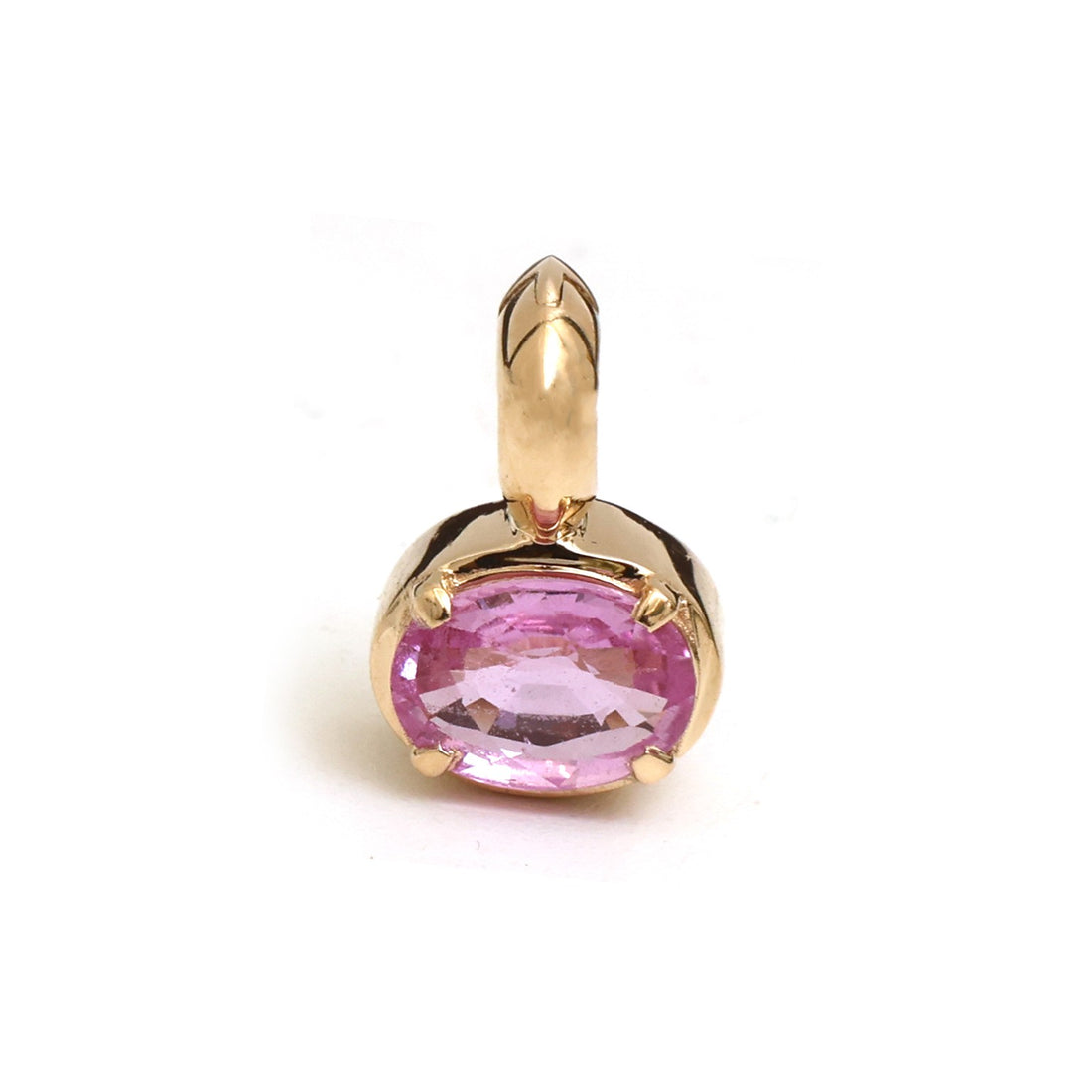 JPPD-1918/14591 Pink Sapphire Pendant | 14K