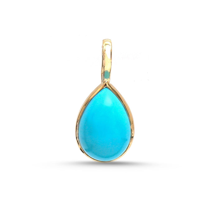 JPPD-1924/14642 Turquoise Pendant | 14K
