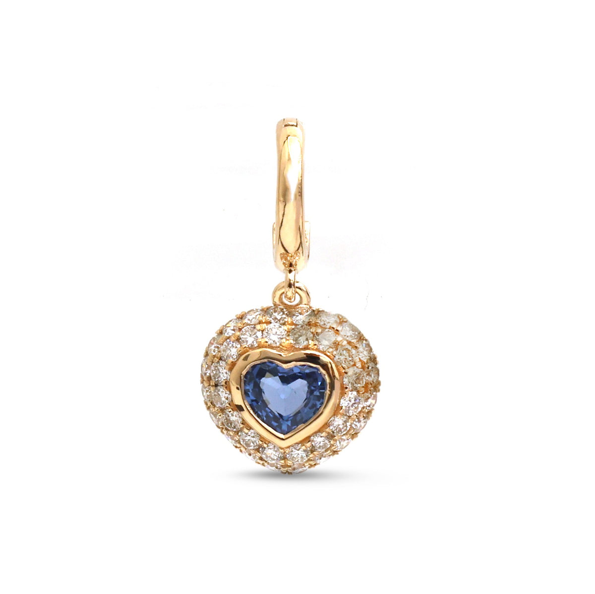JPPD-1930/14648 Blue Sapphire Diamond Pendant | 18K