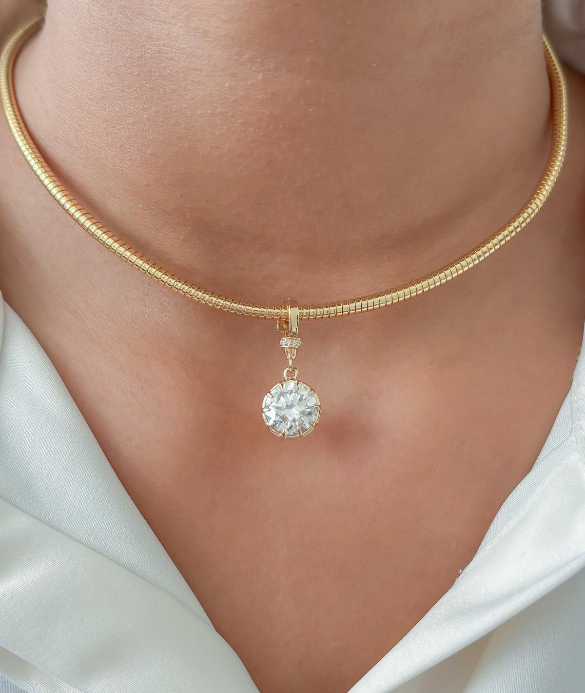 JPPD-1935/14653 Lab Grown Diamond Pendant | 14K