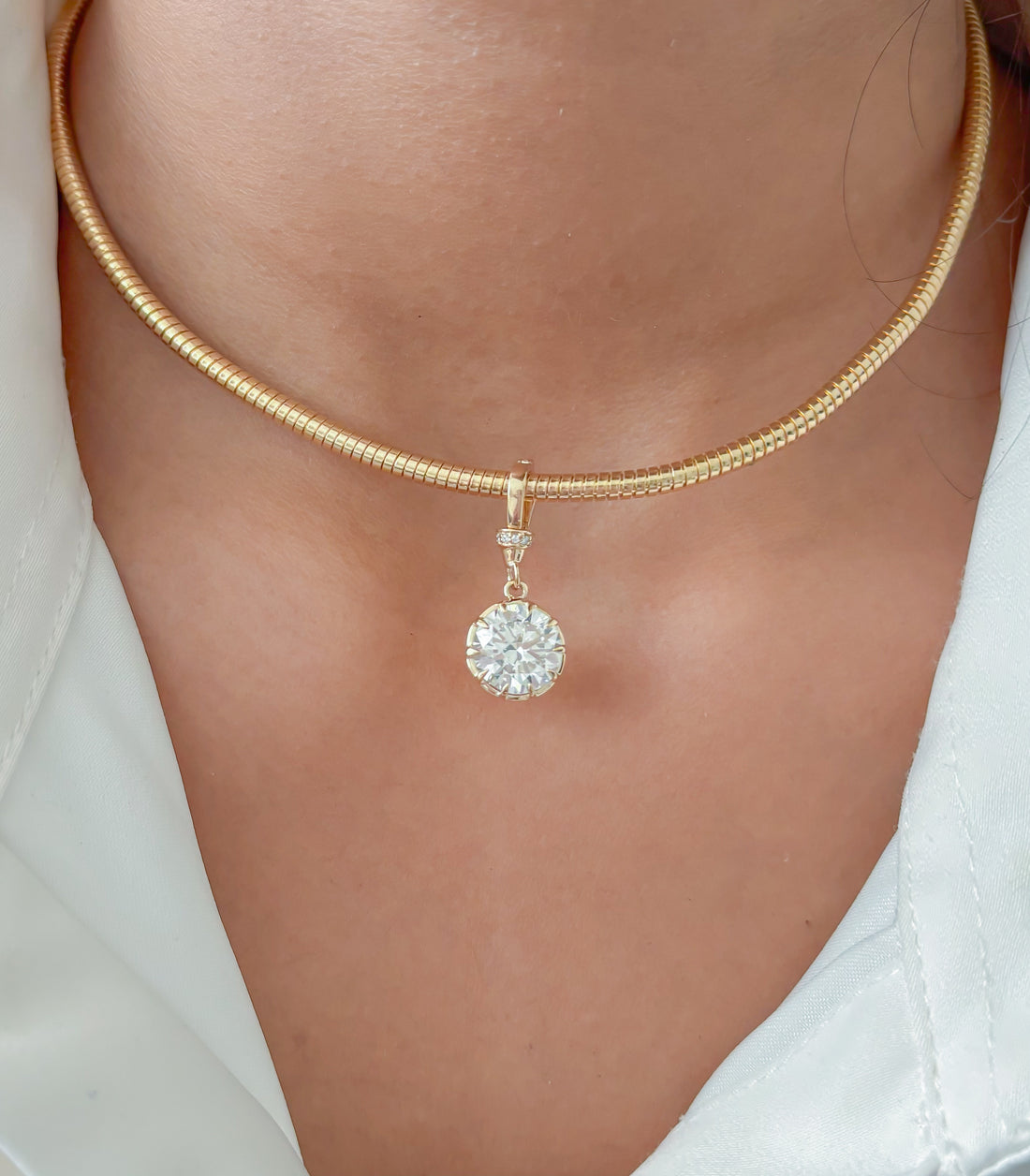 JPPD-1938/14656 Lab Grown Diamond Pendant | 14K
