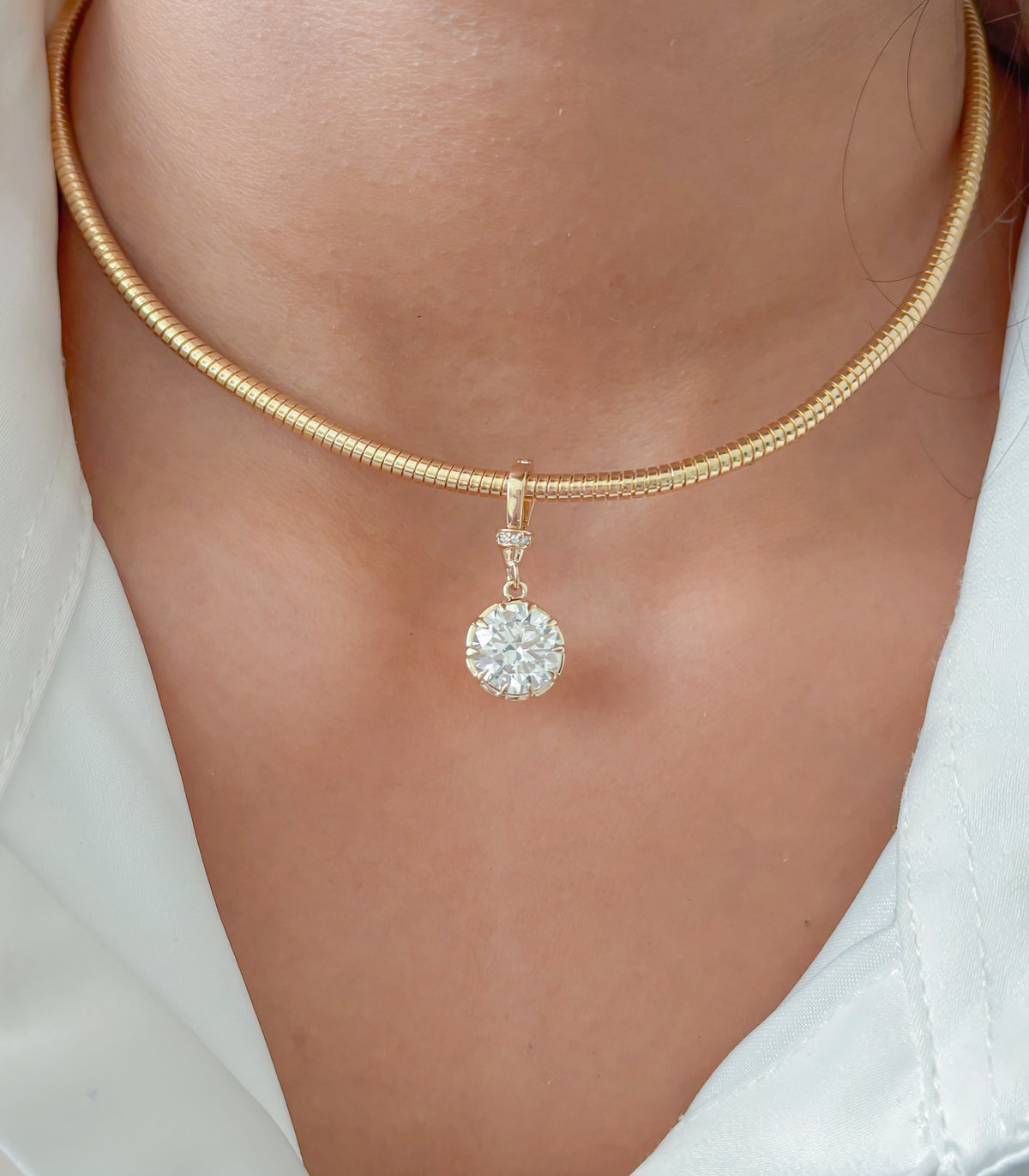 JPPD-1938/14656 Lab Grown Diamond Pendant | 14K