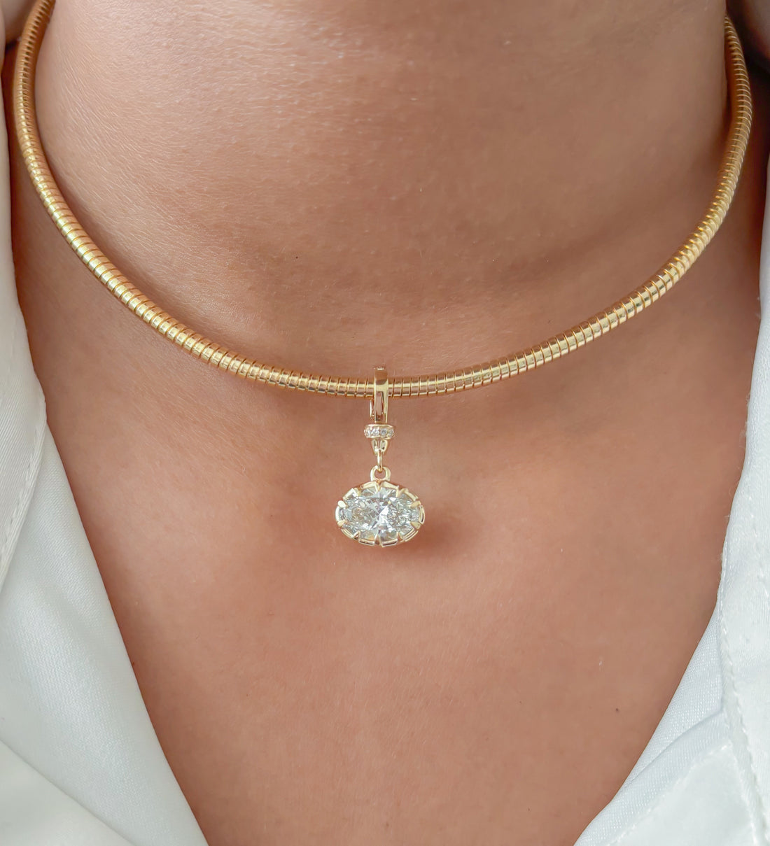 JPPD-1943/14661 Lab Grown Diamond Pendant | 14K