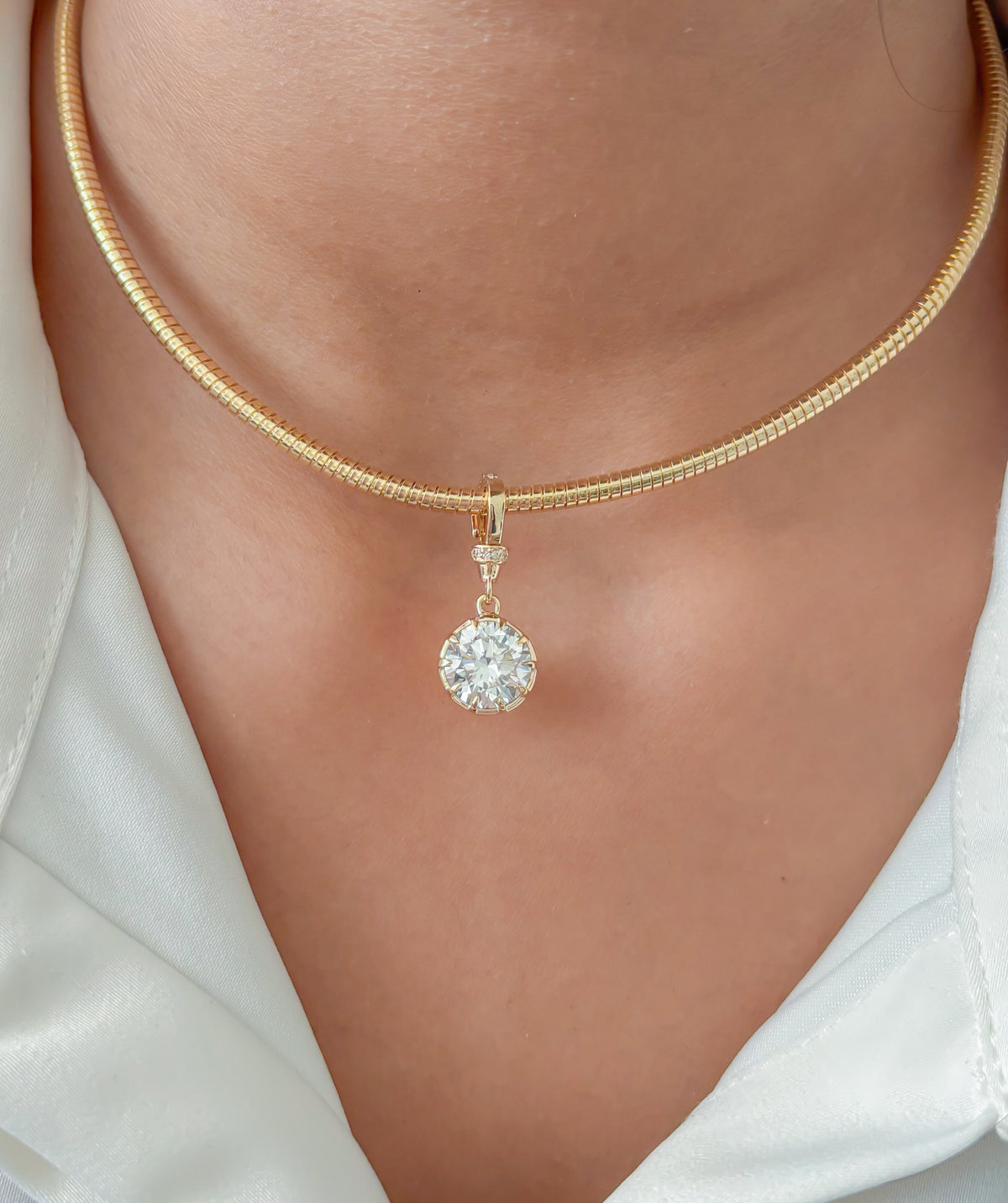 JPPD-1947/14665 Lab Grown Diamond Pendant | 14K