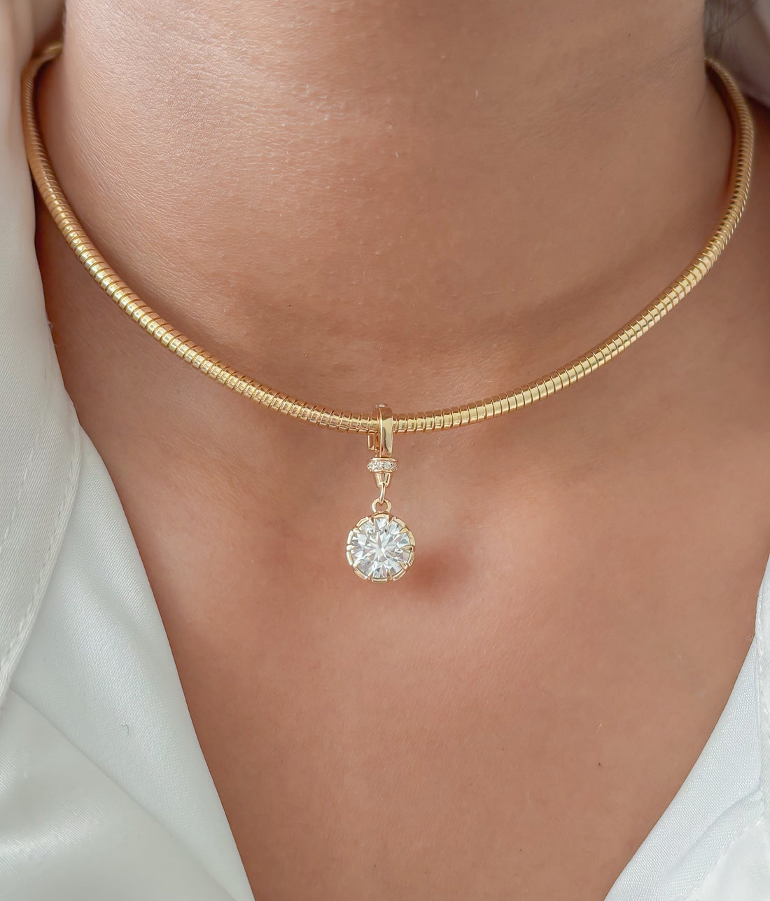 JPPD-1949/14667 Lab Grown Diamond Pendant | 14K