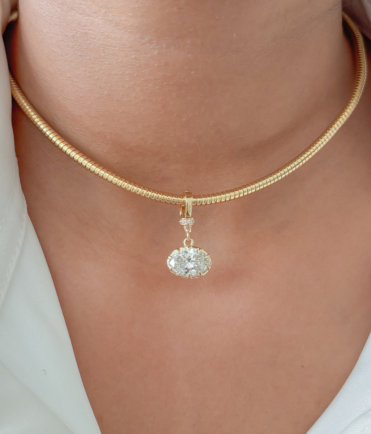 JPPD-1950/14668 Lab Grown Diamond Pendant | 14K