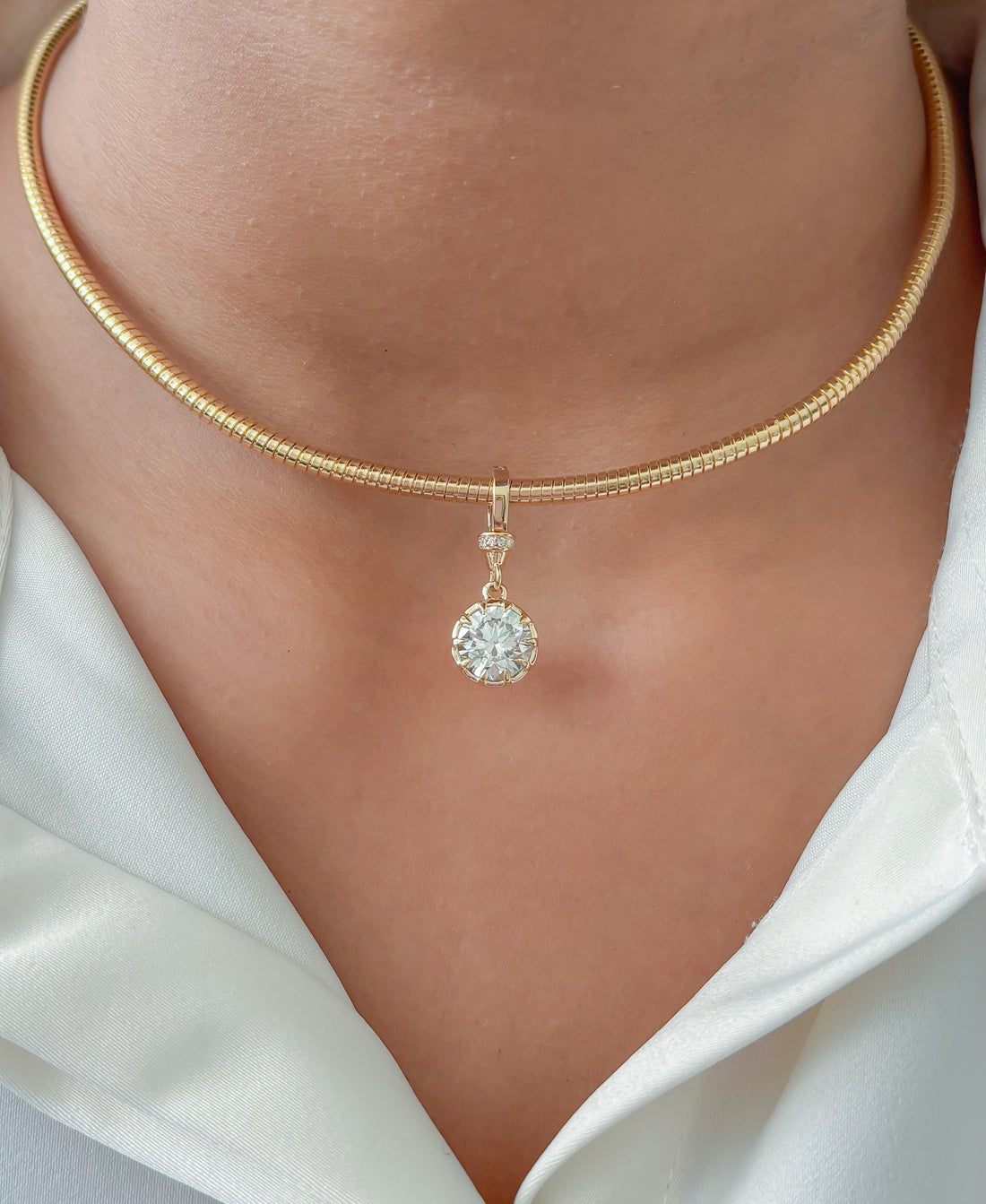 JPPD-1953/14671 Lab Grown Diamond Pendant | 14K