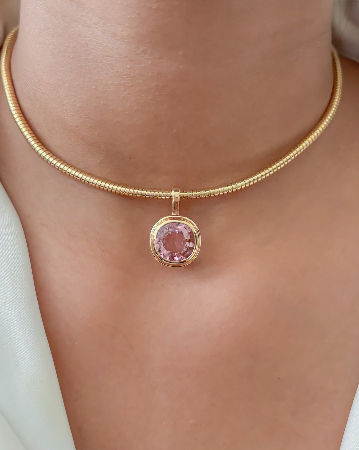 JPPD-1961/14714 Tourmaline Mix Pendant | 14K