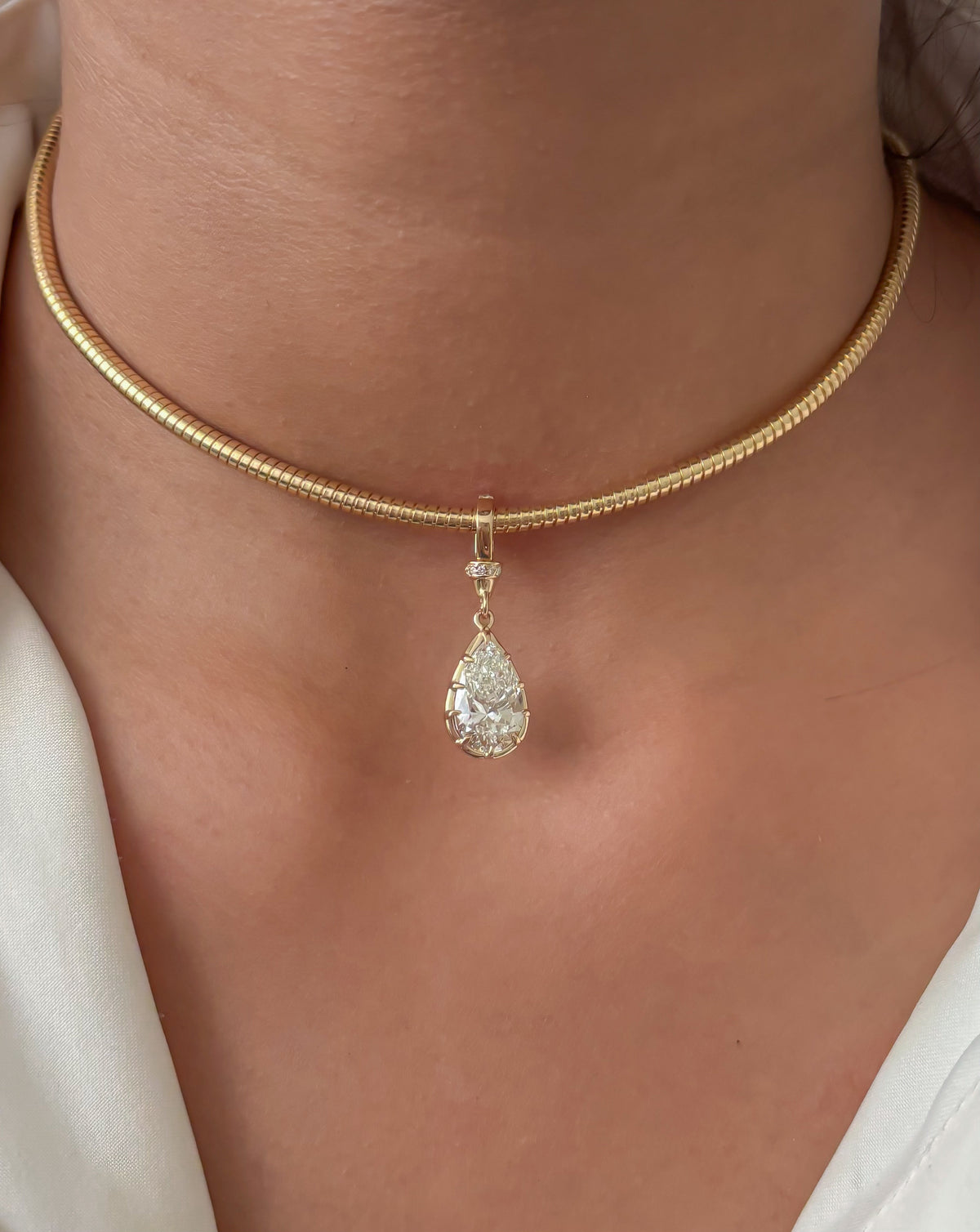 JPPD-1969/14727 Lab Grown Diamond Pendant | 14K