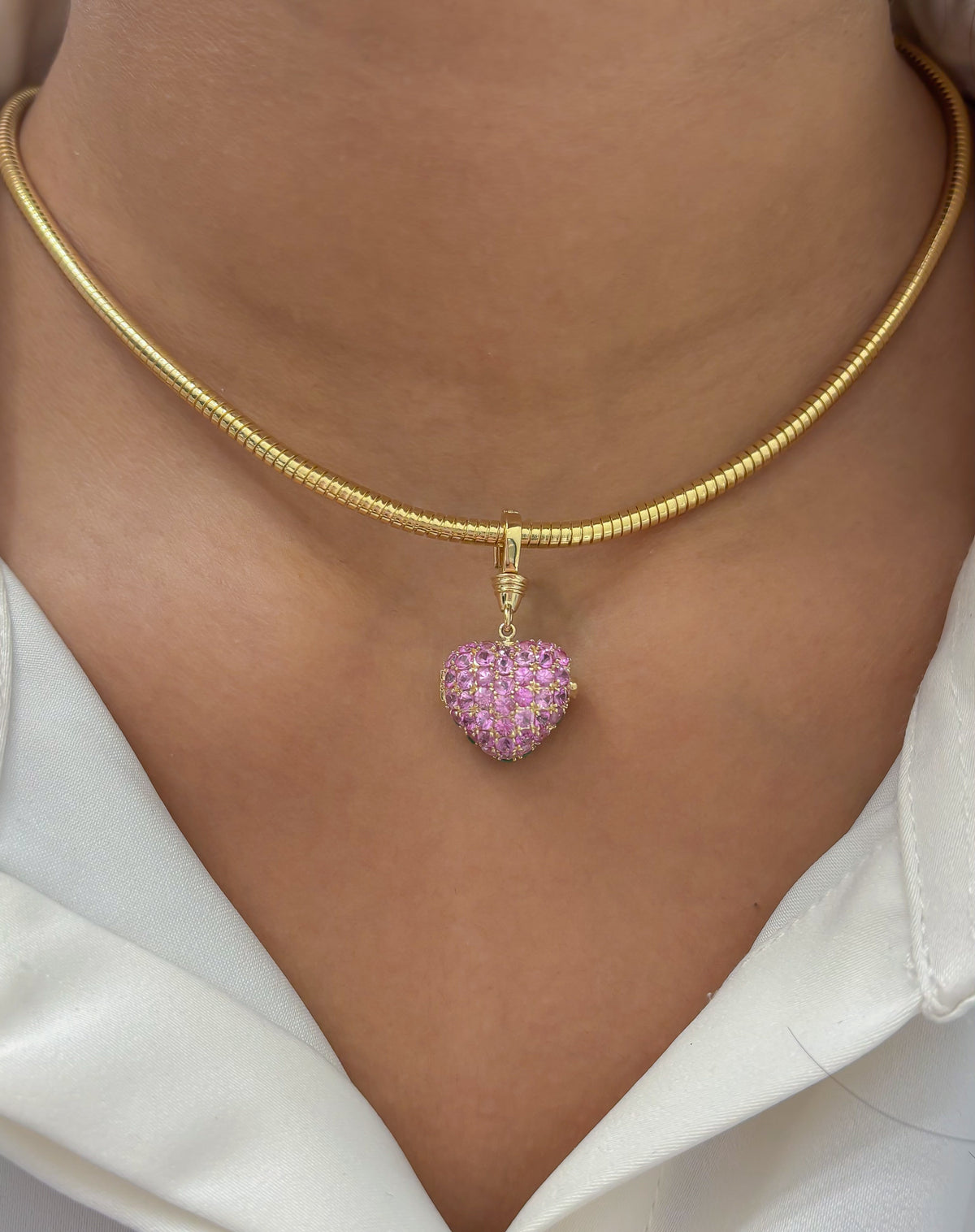 JPPD-1985/14762 Pink Sapphire Pendant | 14K