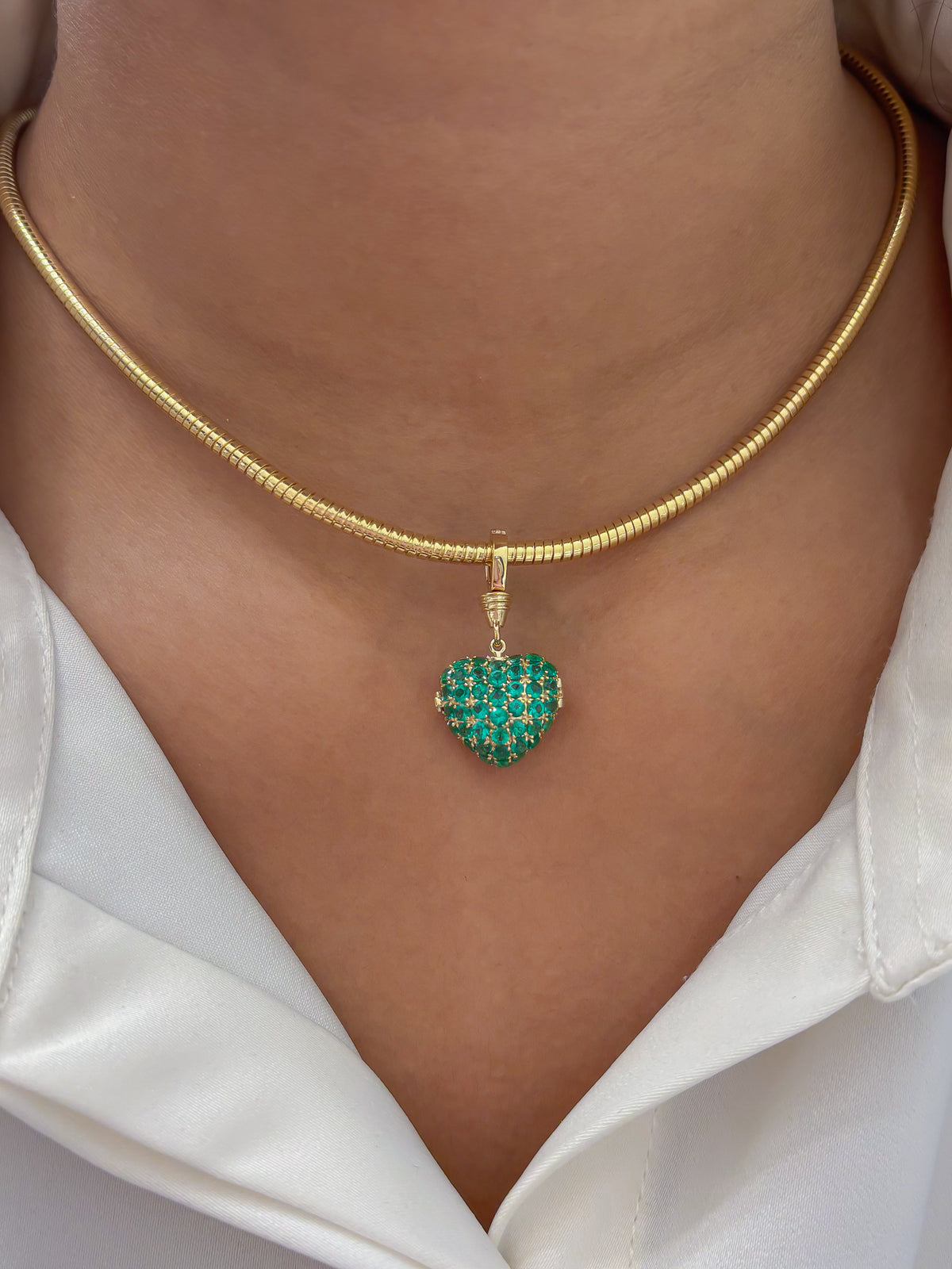 JPPD-1988/14765 Emerald Pendant | 14K