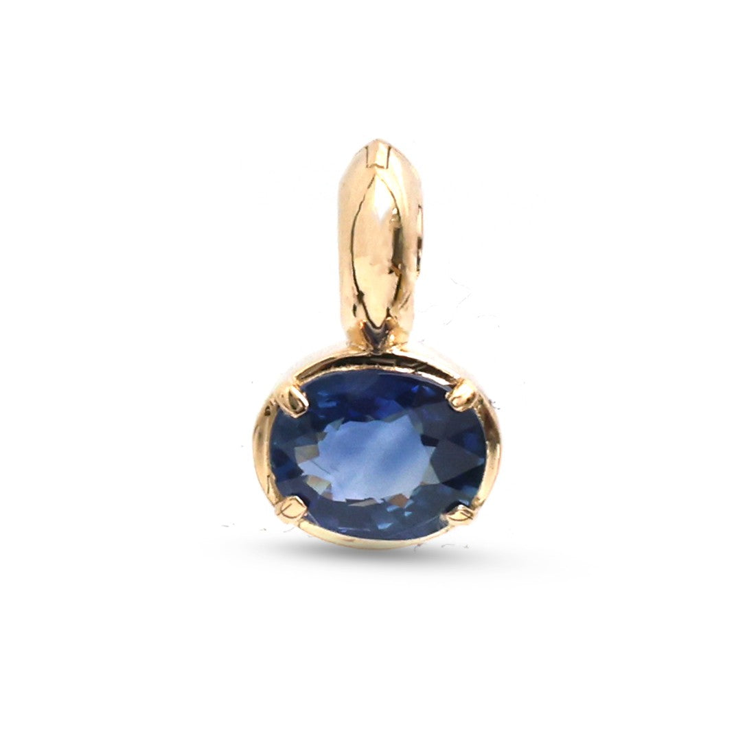 JPPD-2023/14826 Blue Sapphire Pendant | 18K