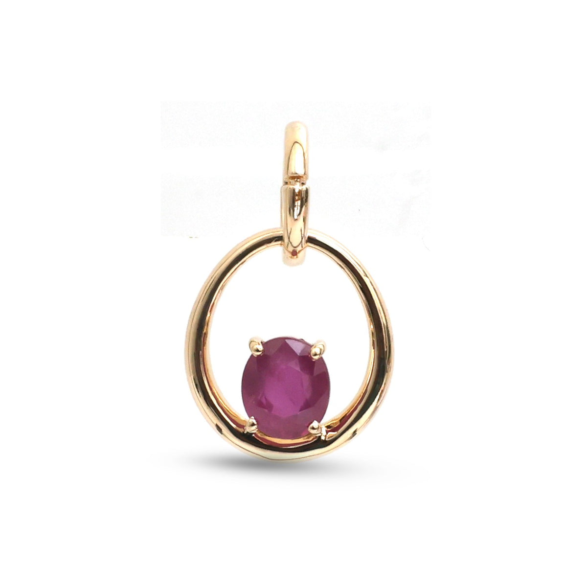 JPPD-2041/14891 Ruby Pendant | 14K