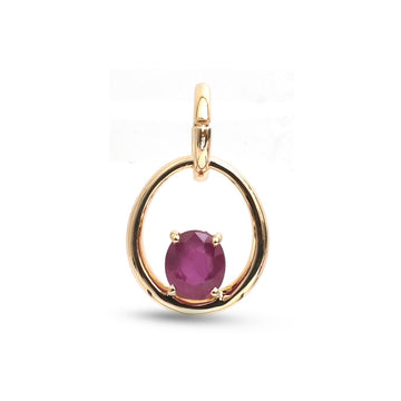 JPPD-2041/14891 Ruby Pendant | 14K