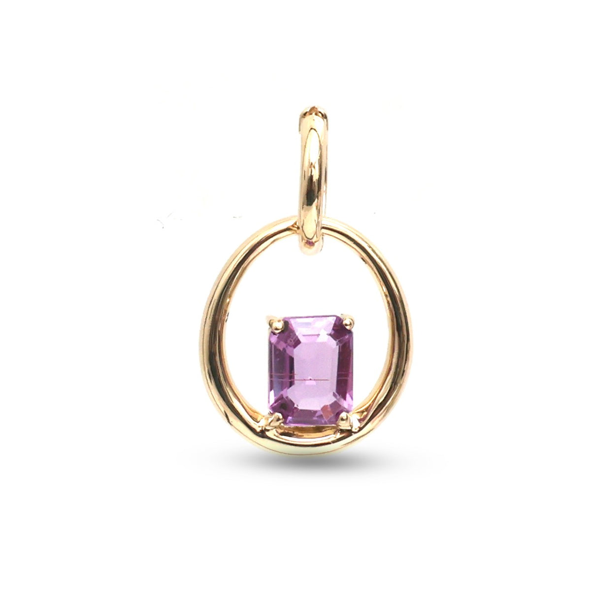 JPPD-2044/14894 Pink Sapphire Pendant | 14K