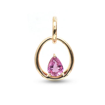 JPPD-2045/14895 Pink Sapphire Pendant | 14K