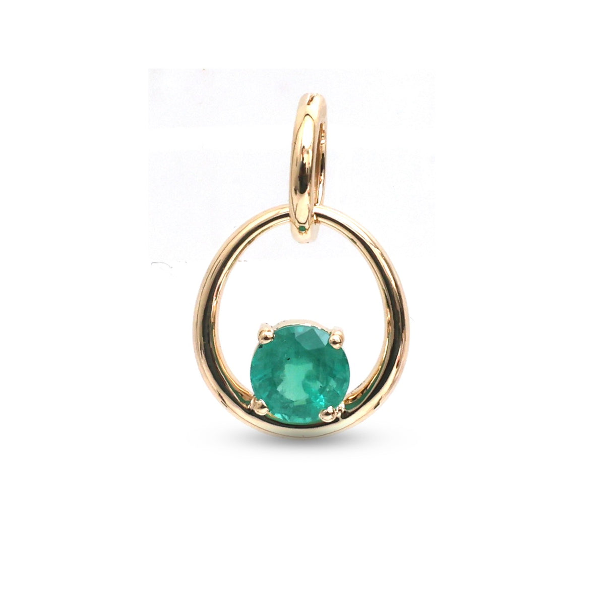 JPPD-2046/14896 Emerald Pendant | 14K