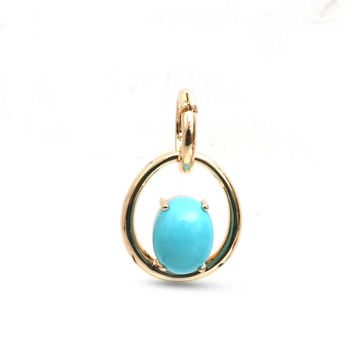JPPD-2050/14900 Turquoise Pendant | 14K
