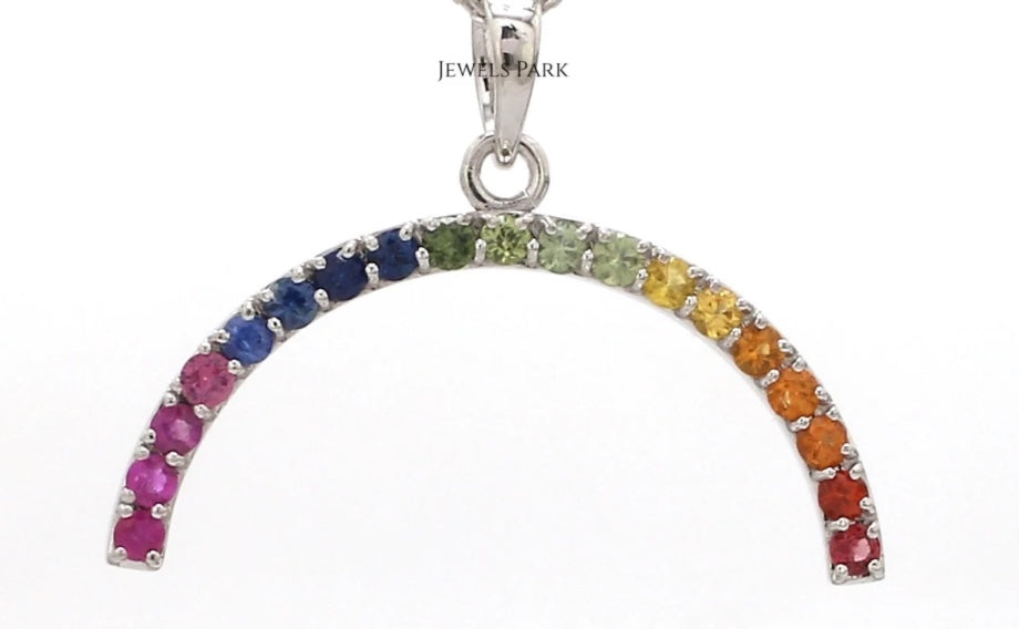 JPPD-228/3328 Rainbow Pendant | 18K