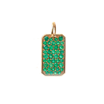 JPPD-288/3958 Emerald Charms Pendant | 18K