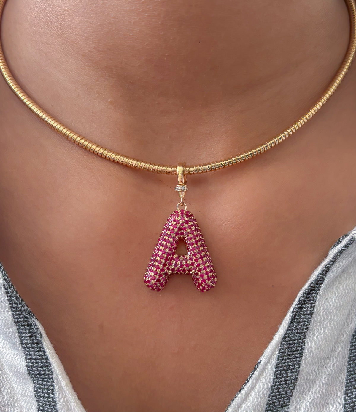 JPPD-379/6239 Ruby Round A Pendant | 14K