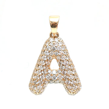 JPPD-387/6468 Diamond Round Diamond A Pendant | 14K