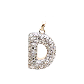 JPPD-391/6681 Diamond D Pendant | 14K