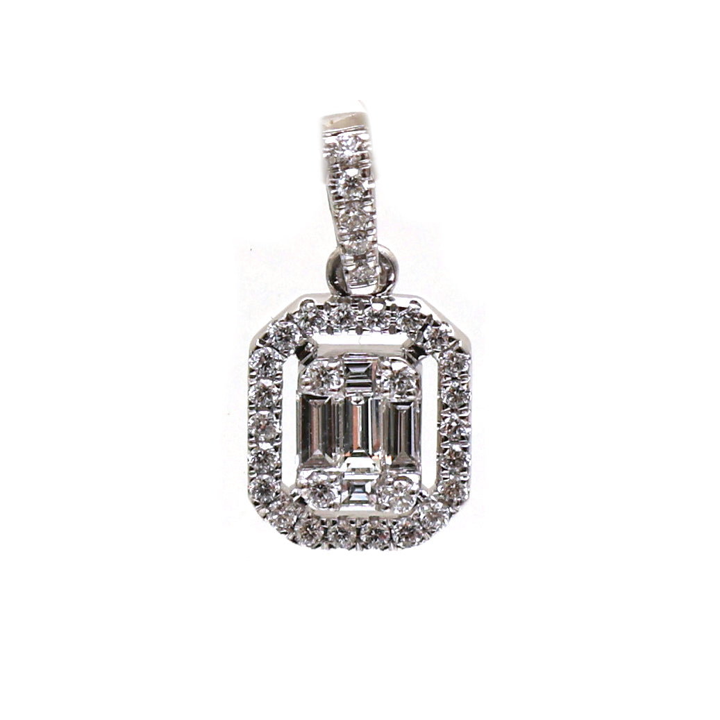 JPPD-392/6748 Diamond Pendant | 18K