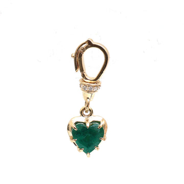 JPPD-648/8736 Emerald Diamond Pendant | 18K
