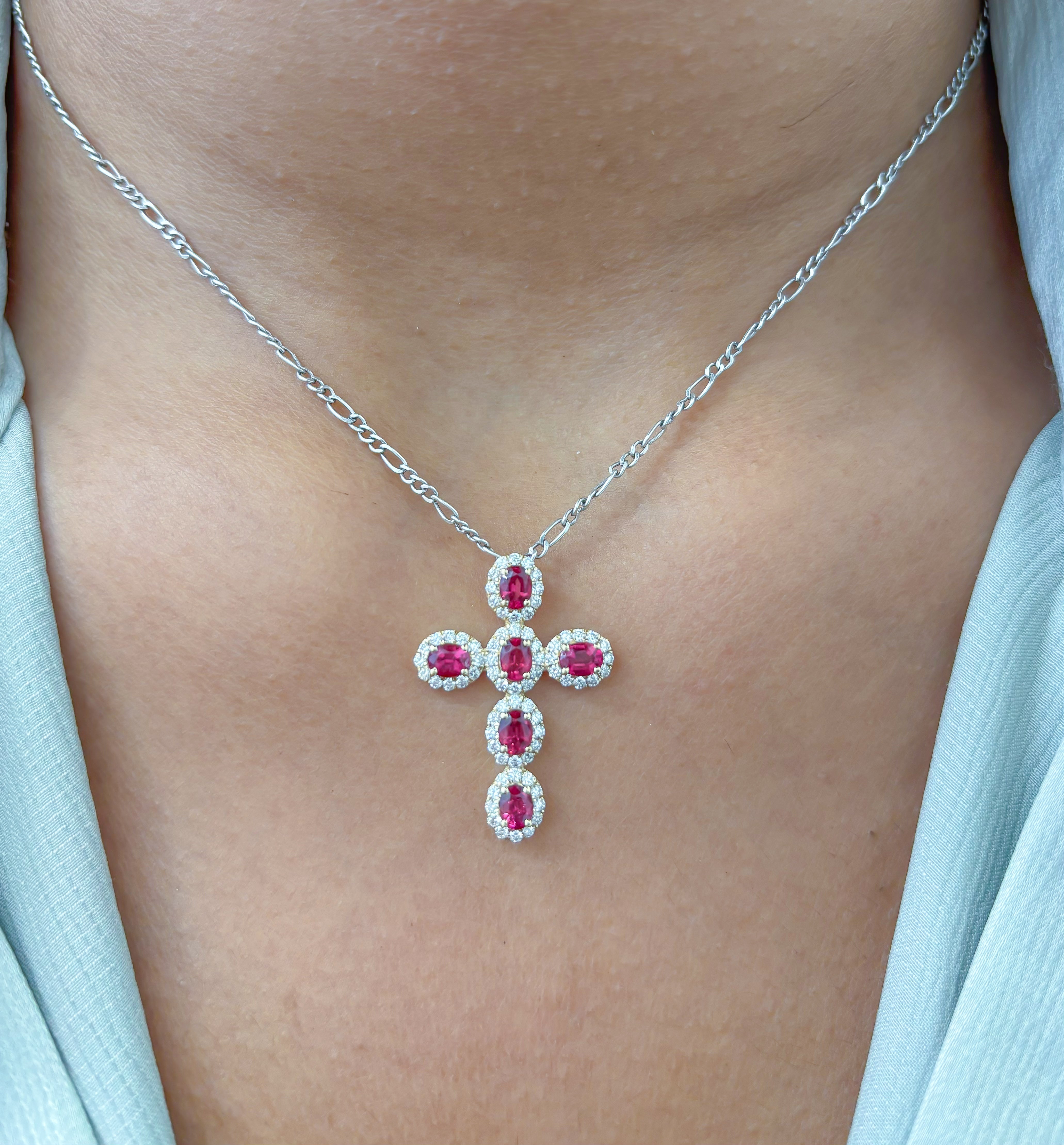 JPPD-716/9046 Ruby Diamond Pendant | 18K