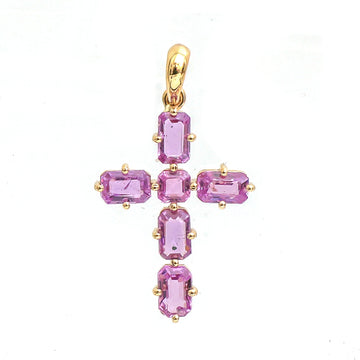 JPPD-831/9413 Pink Sapphire Pendant | 18K