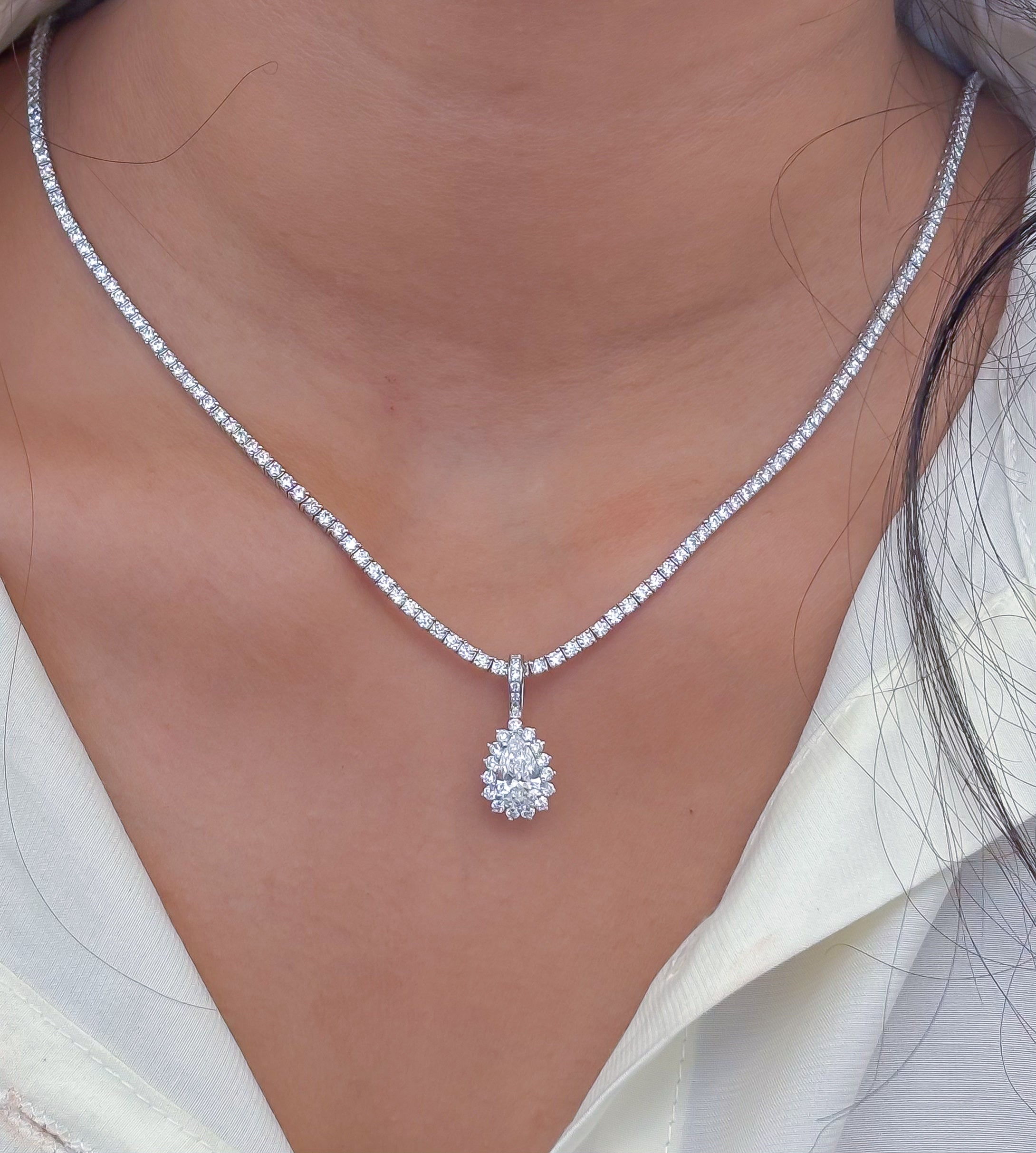 JPPD-888/9789 Lab Grown Diamond Pendant | 14K