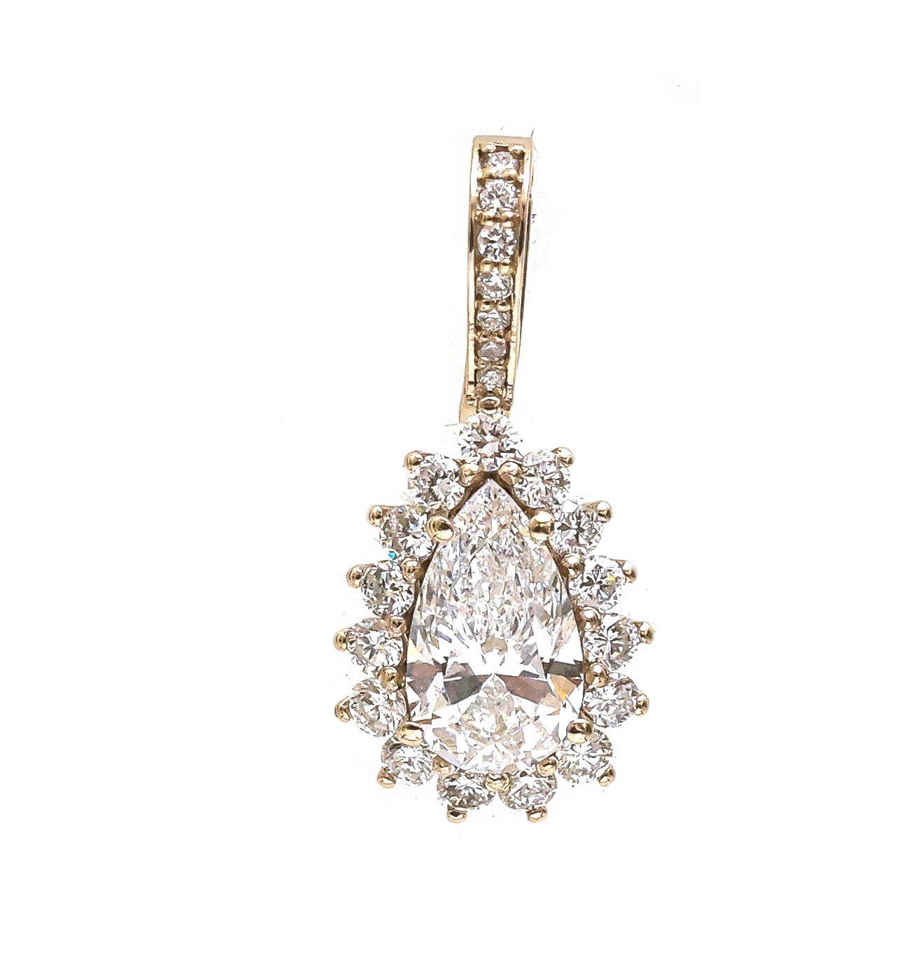 JPPD-888/9789 Lab Grown Diamond Pendant | 14K