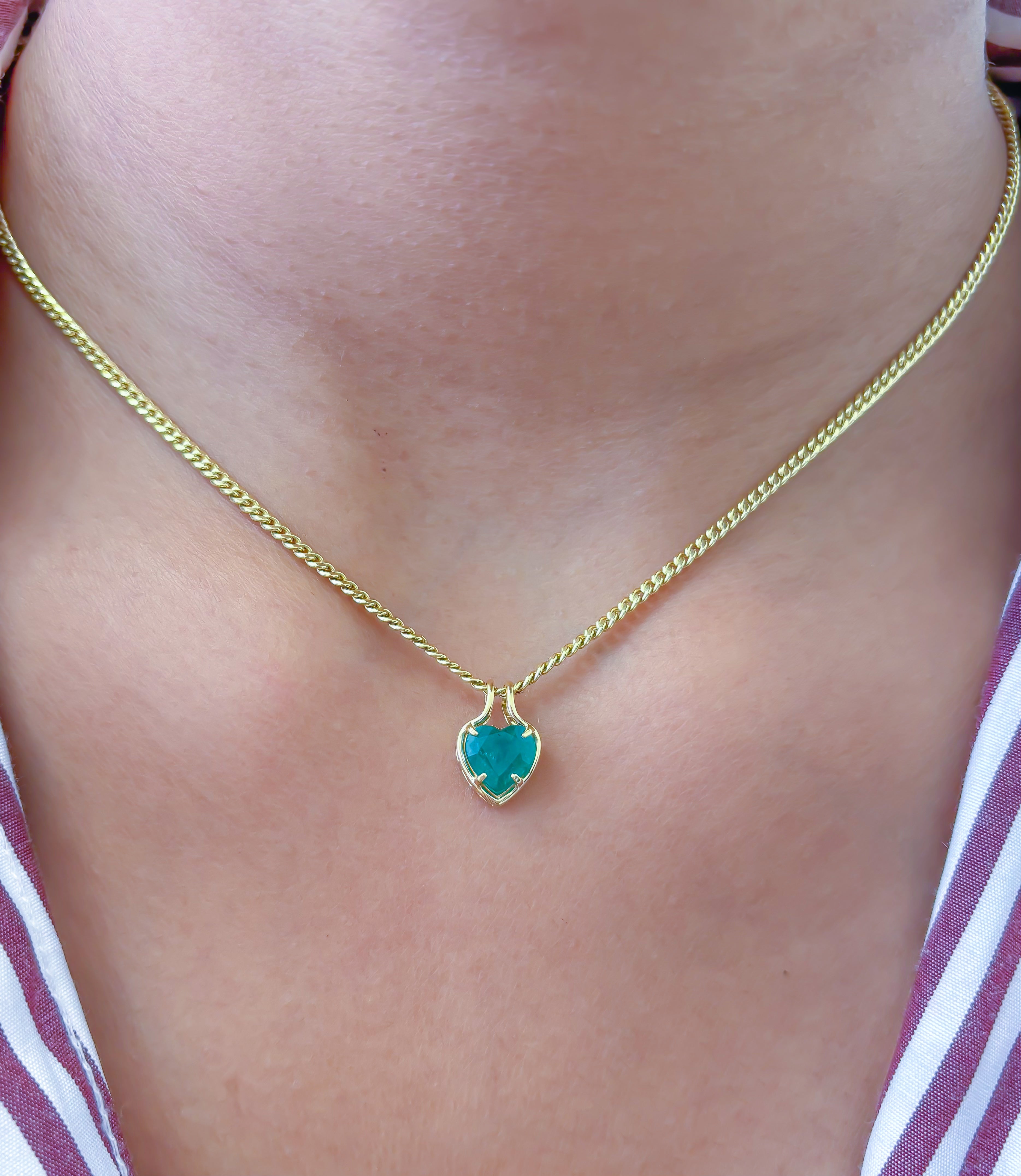 JPPD-891/9825 Emerald Pendant | 18K